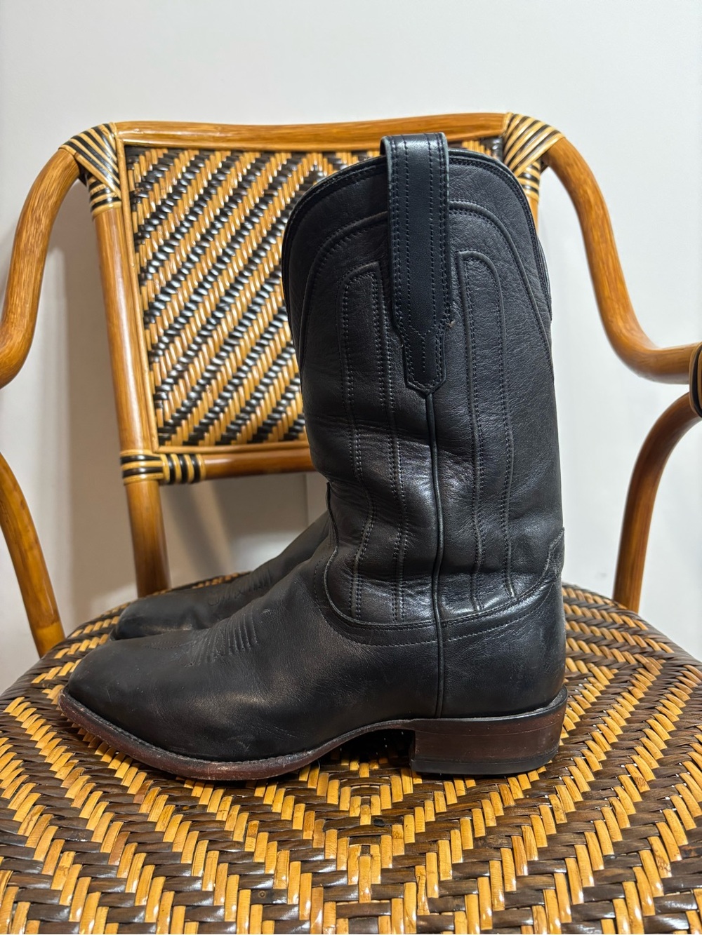 Tecovas The Jackson Leather Cowboy Western Boot 9.5D Handmade